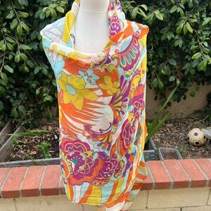Gottex Multicolor Floral Scarf Pareo